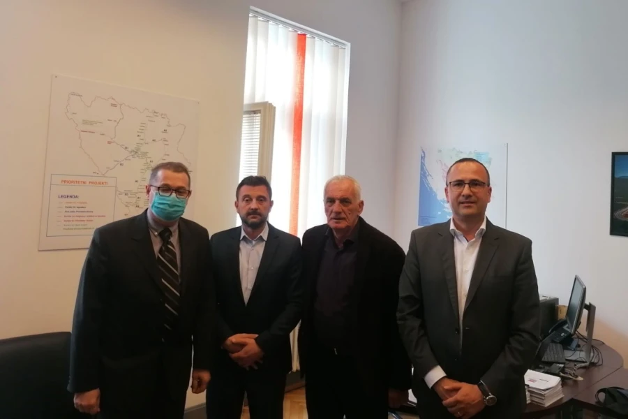 Kordić s predstavnicima Autocesta FBiH: Podrška izgradnji poddionice Mostar Jug - Tunel Kvanj