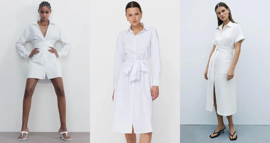 Bijela haljina košulja pravi je modni kameleon