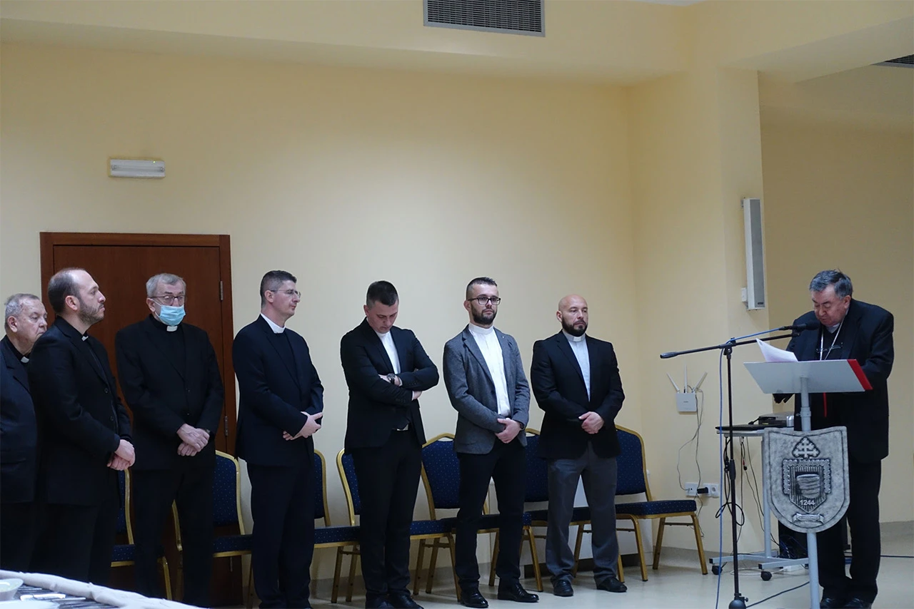 Na uskrsnom čestitanju kod kardinala Puljića i nadbiskupa Vukšića