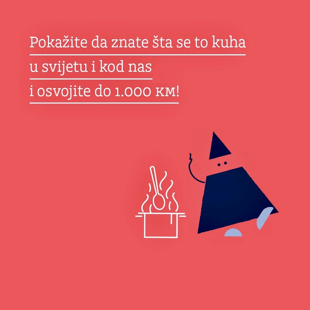 Testirajte svoje kulinarsko znanje i osvojite vrijedne nagrade u novom Addiko kvizu znanja