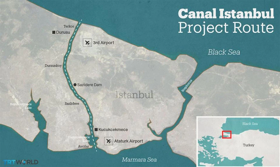 Turska želi Istanbulski kanal