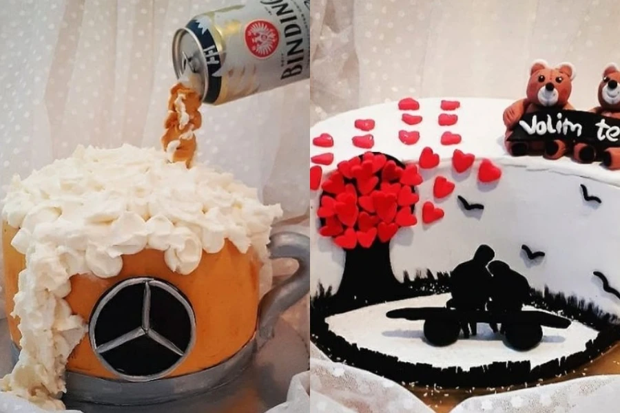 Kreativna studentica: Zamisli i čestitke kupaca prenosi na torte