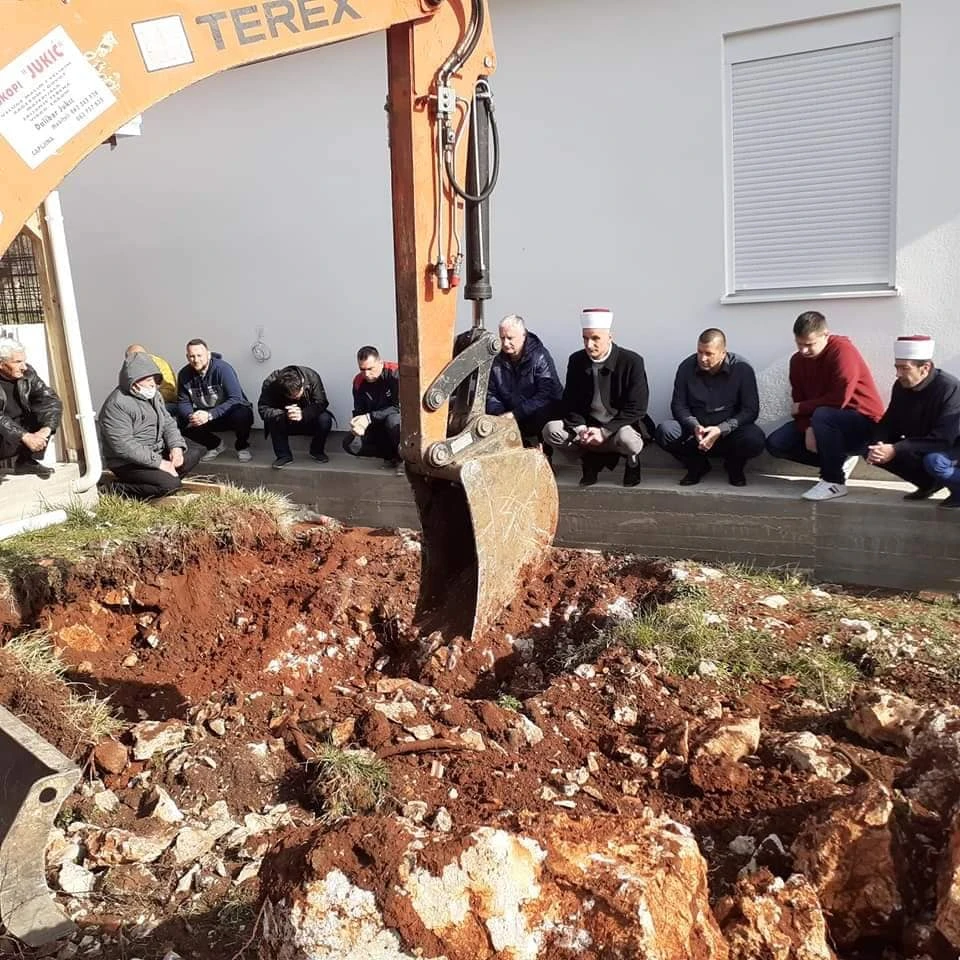 Počela izgradnja munare uz mesdžid na Jasenici
