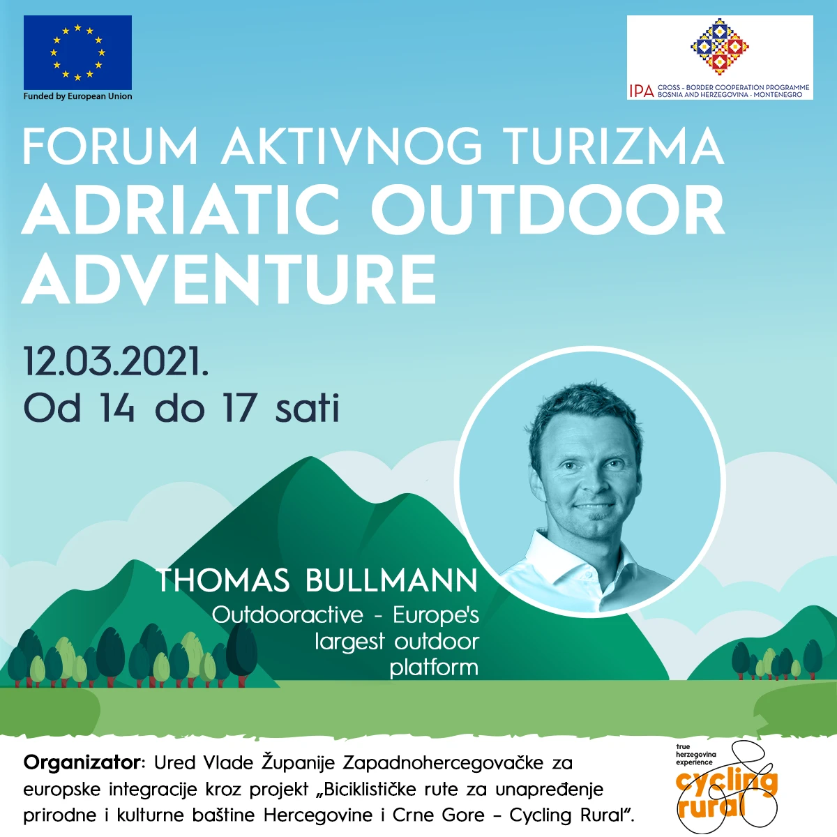 Najveća europska outdoor platforma na Adriatic Outdoor Adventure forumu