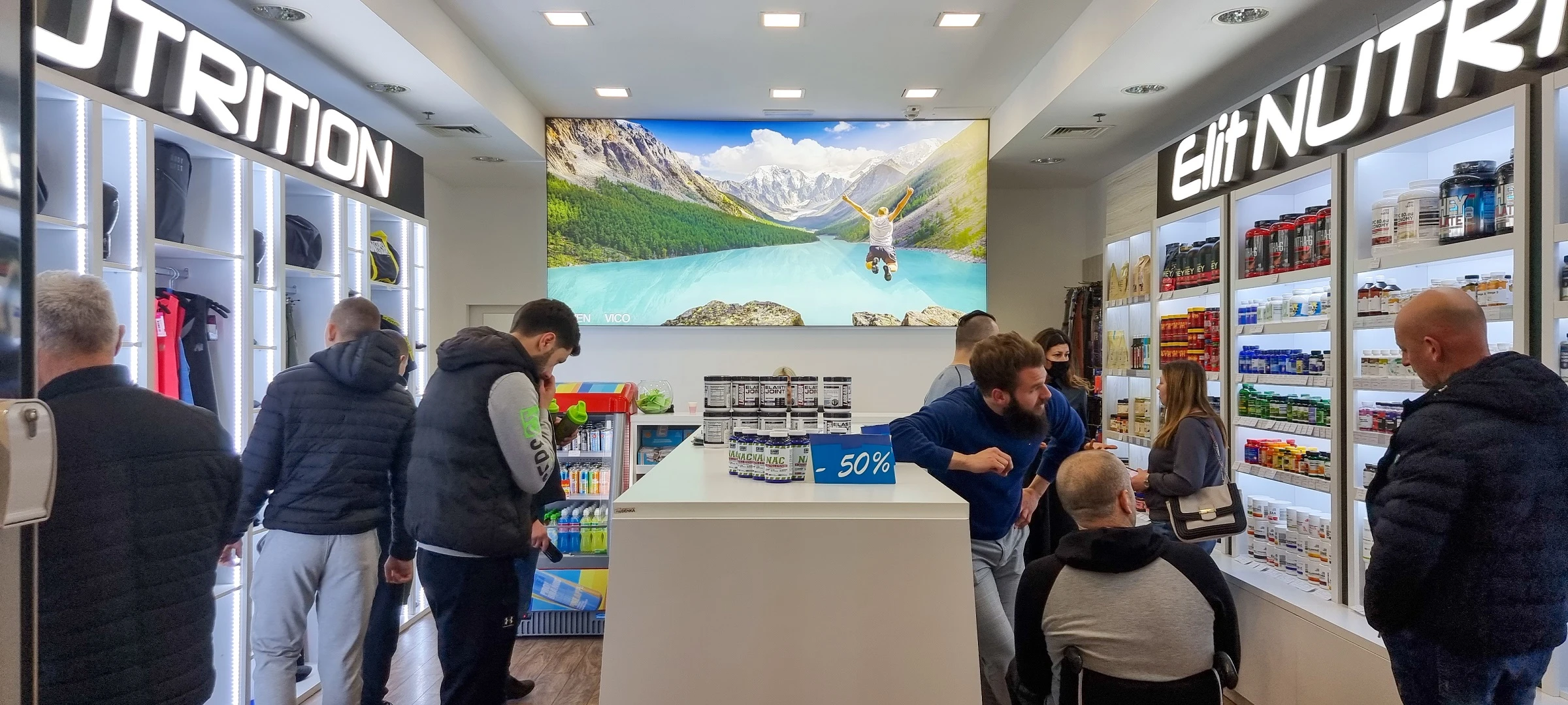 Otvoren Elit Nutrition store na 2. katu Mepas Malla