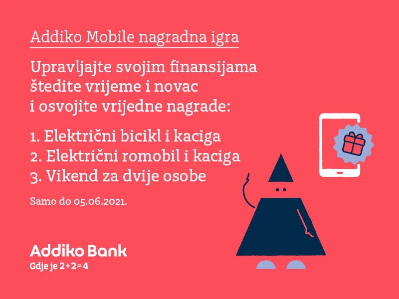 Nova nagradna igra za Addiko Mobile korisnike