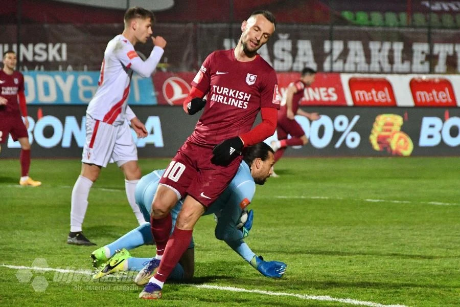 Zrinjski s igračem manje nanio prvi prvenstveni poraz Sarajevu