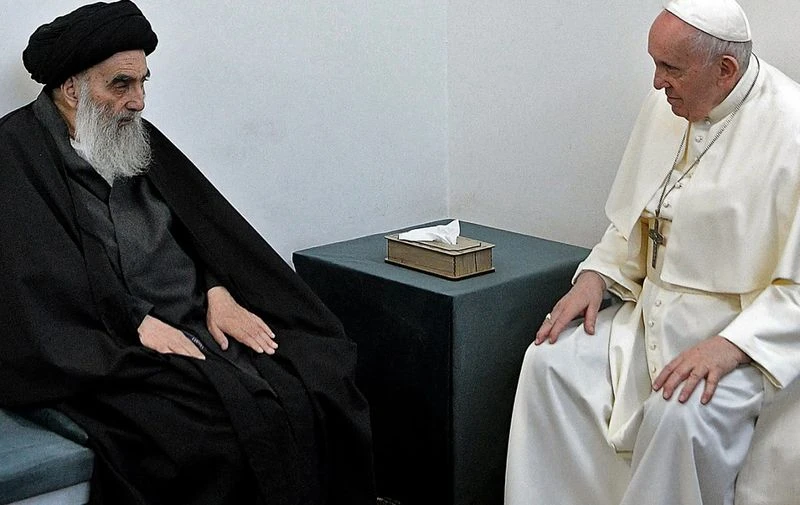 U Iraku je održan povijesni susret pape Franje i šijitskog duhovnog vođe Sistanija