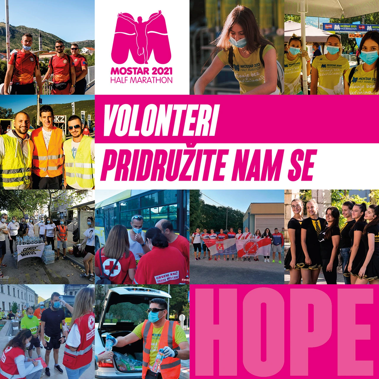 Poziv volonterima za Mostar Run Weekend 2021