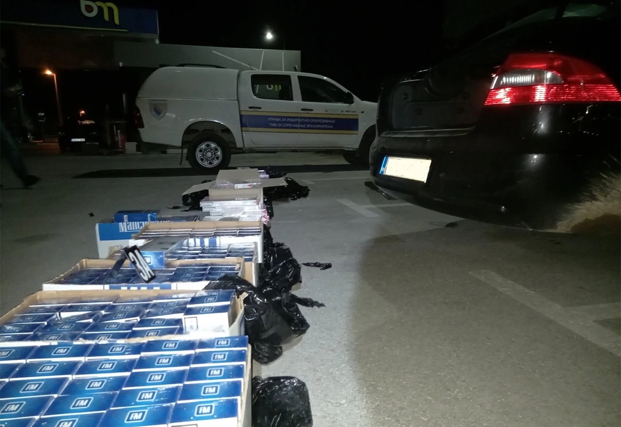 Oduzete cigarete iz Hercegovine u vrijednosti od 17.600 KM