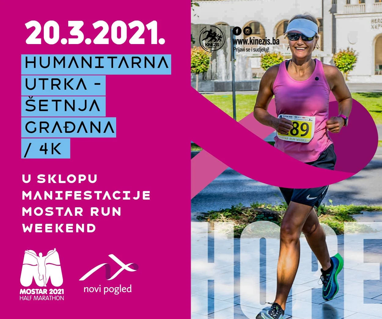 Humanitarna utrka "Hope" u Mostaru za sve one koje vode životne bitke