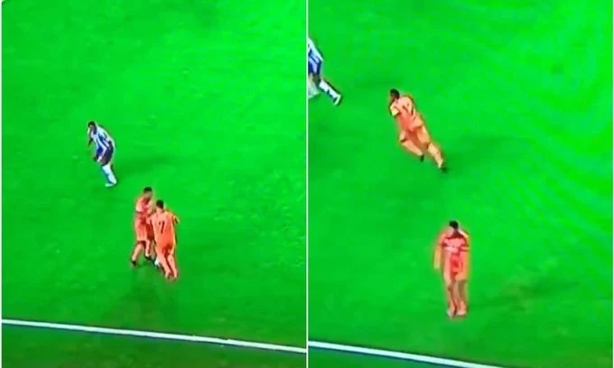 Juventusu se svi smiju: Alex Sandro zaustavlja svog suigrača Ronalda