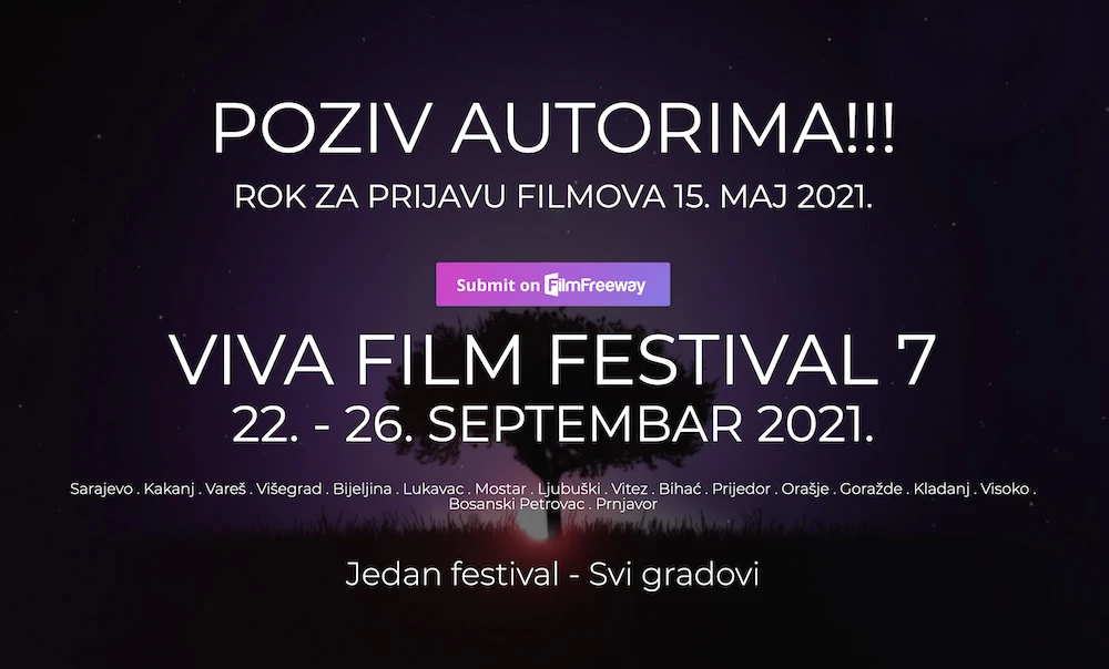 Viva film festival otvorio natječaj za prijem filmova