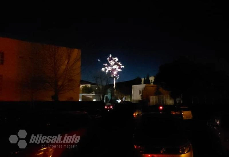 Vatromet za povijesni dan u Mostaru