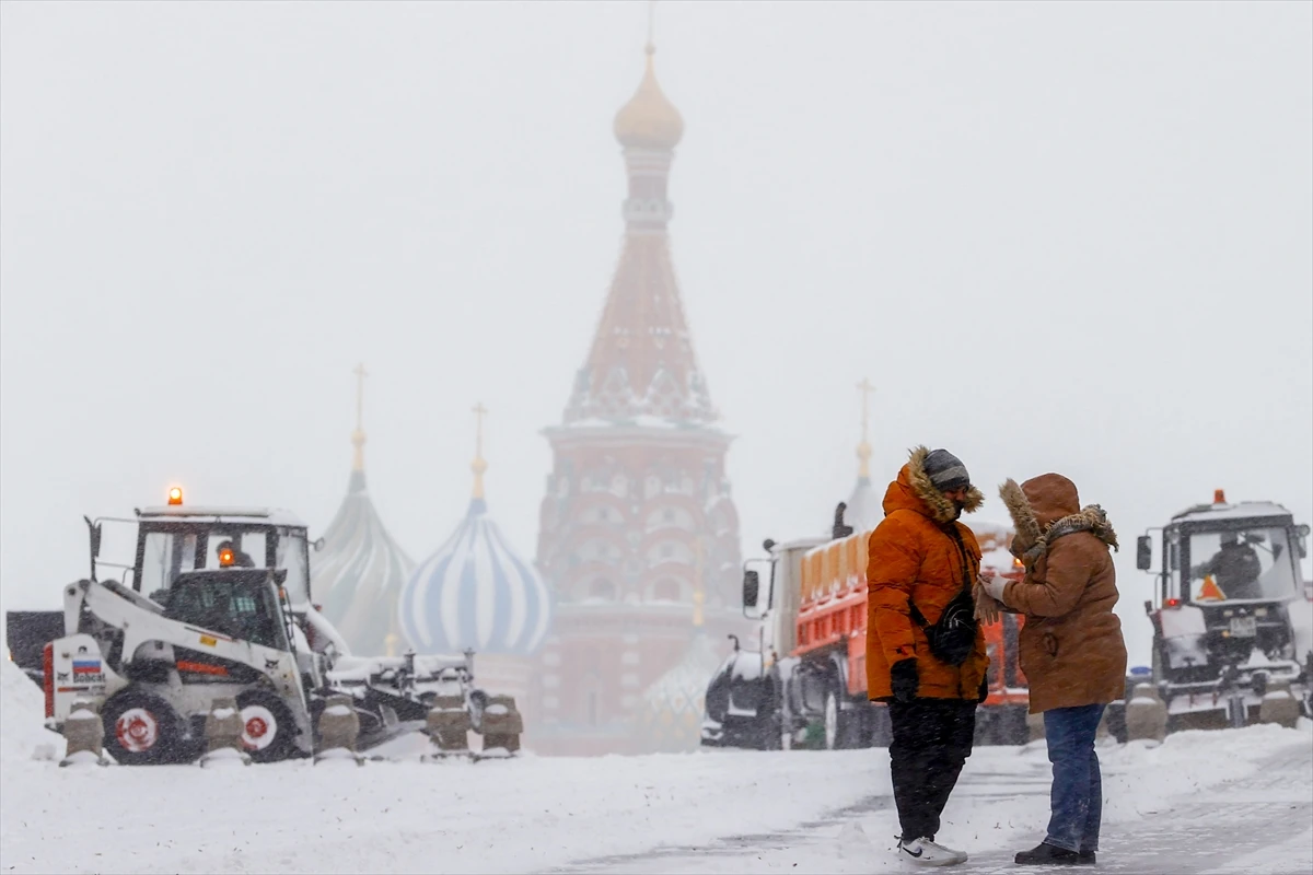 Snježna oluja u Moskvi, temperatura i do minus 23