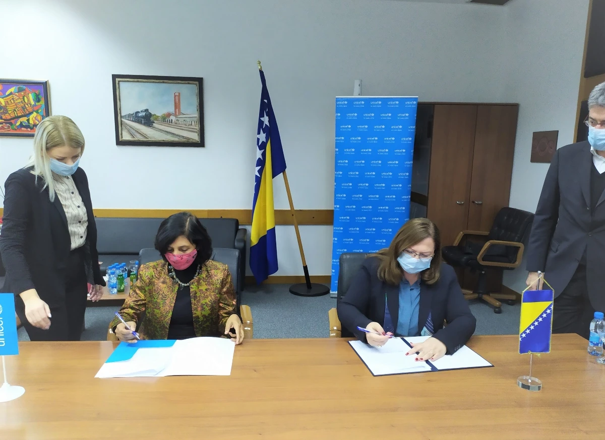 Potpisan Memorandum s UNICEF-om za nabavku i transport cjepiva