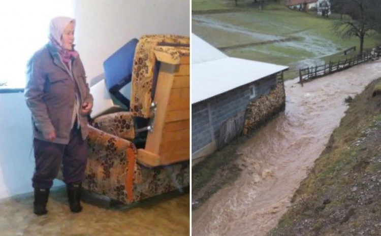 Problemi - Putevi kod Goražda odsječeni, voda i u kućama