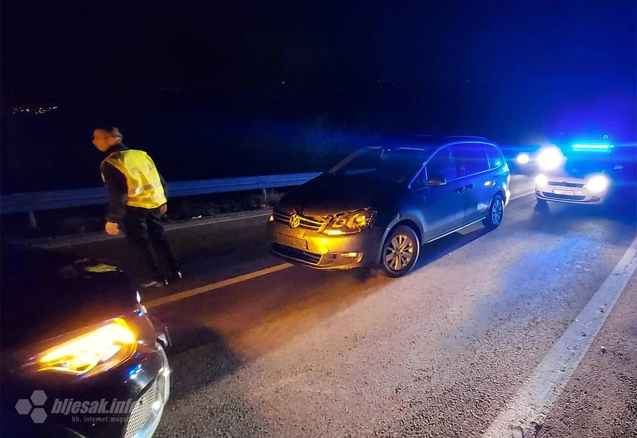 Jedna osoba ozlijeđena u sudaru na Kvanju