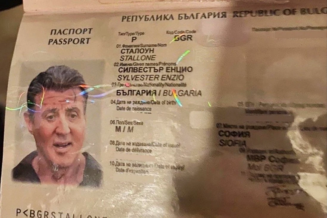 Uhićeni krivotvoritelji: I Silvester Stallone na fotografiji putovnice