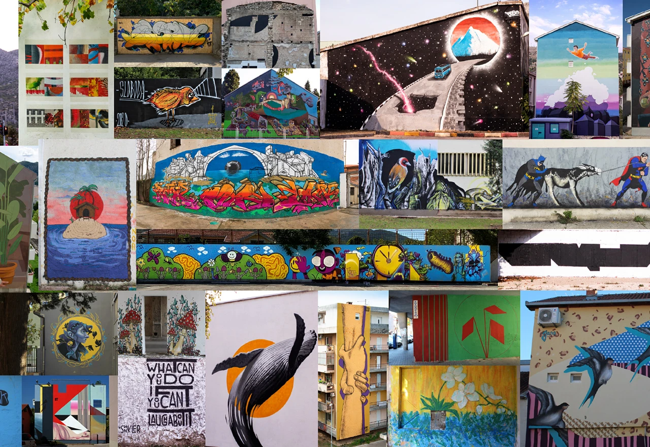 Radovi sa Street Arts Festivala Mostar na izložbi u Sarajevu
