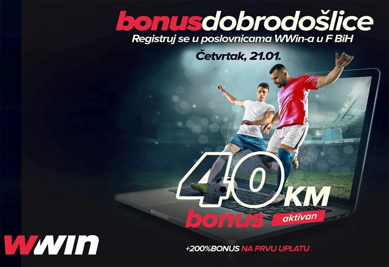 Ne propustite sjajnu priliku: Wwin - bonus dobrodošlice – Četvrtak 21.01.2021.