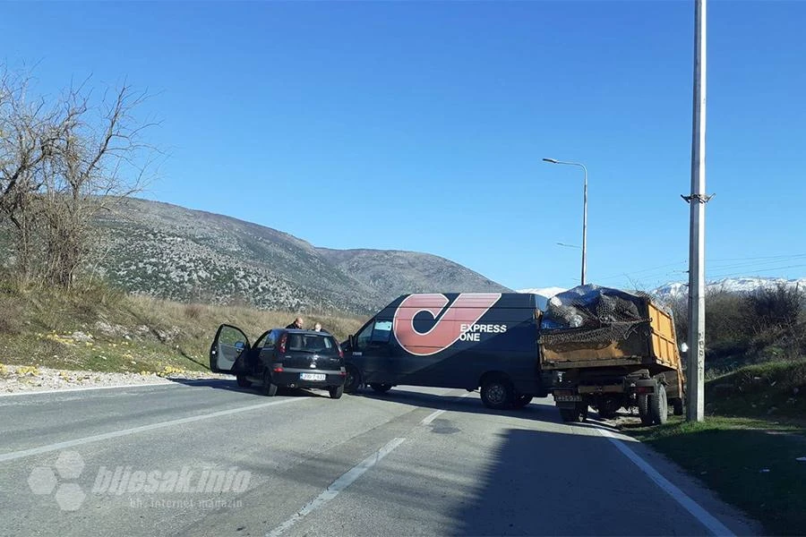 Sudar na ulazu u Mostar