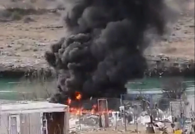 VIDEO | Dim zapaljenih guma nad Mostarom