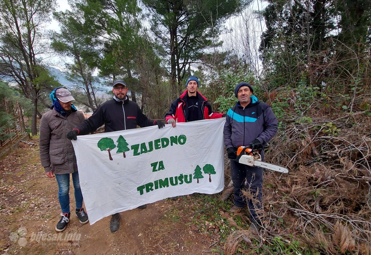 FOTO | Uništava se virus na Trimuši: Pluća Mostara prodisala