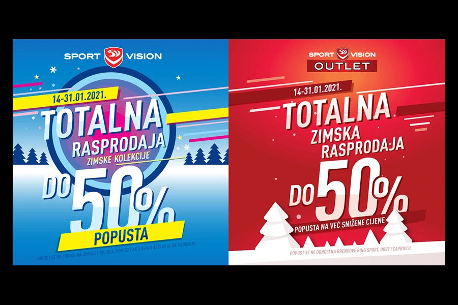 Sport Vision totalna zimska rasprodaja