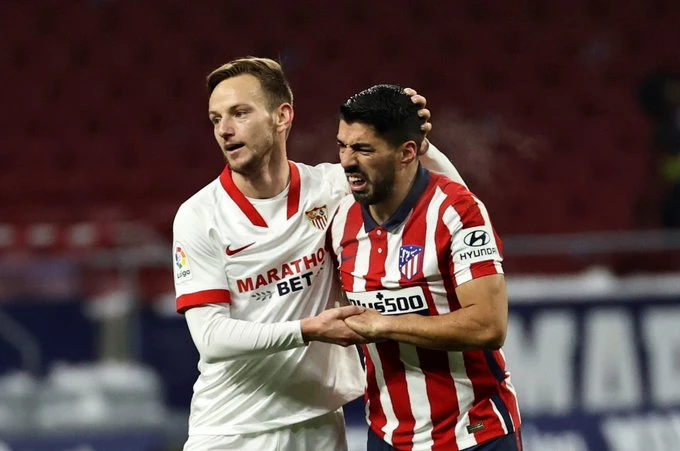 Suarez bolji od Rakitića: Atletico svladao Sevillu i učvrstio se na vrhu