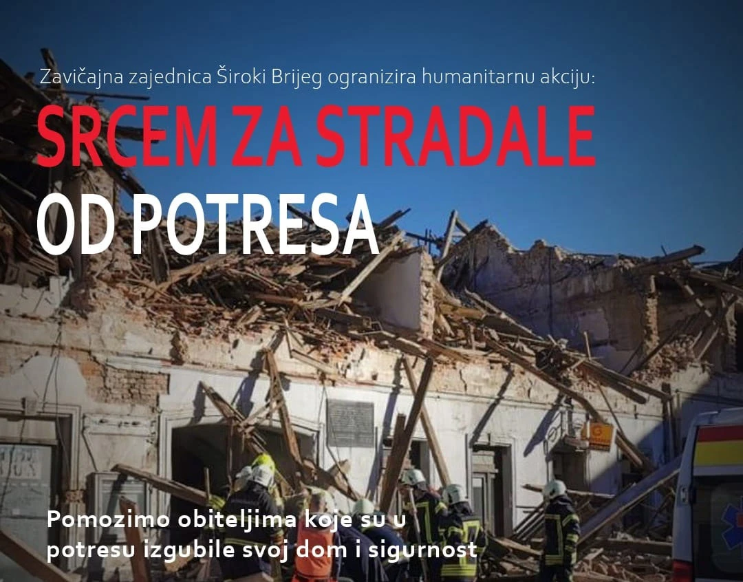 Humanitarna akcija ZZŠB: ''Srcem za stradale od potresa''