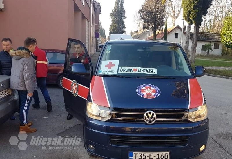 Čapljina: Tri tone pomoći otpremljene za potresom pogođena područja