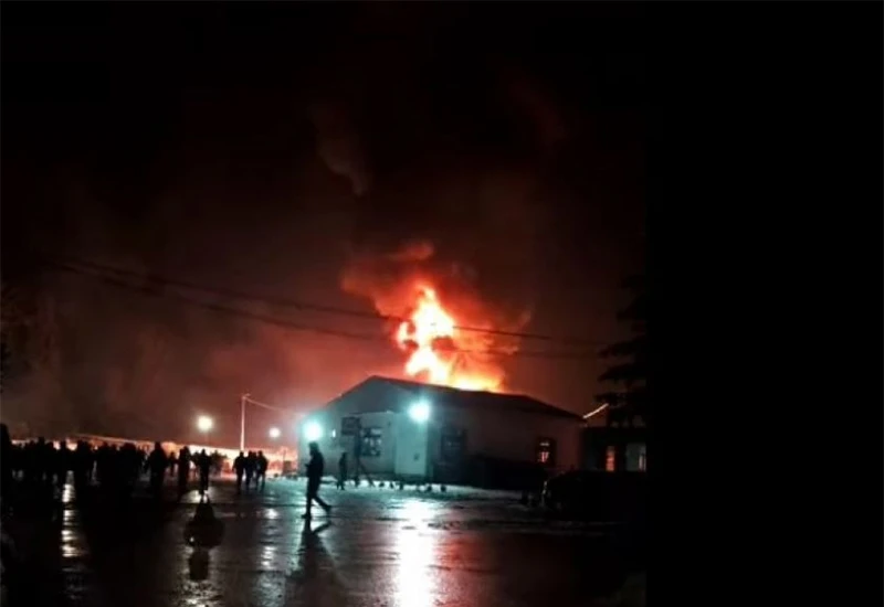 Ugašen požar u migrantskom centru u Blažuju, nema ozlijeđenih