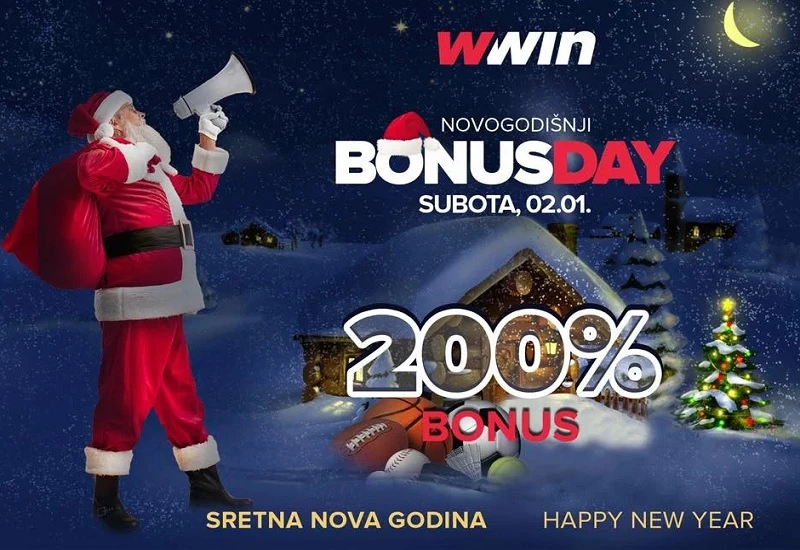 U subotu WWin daje 200% novogodišnjeg bonusa