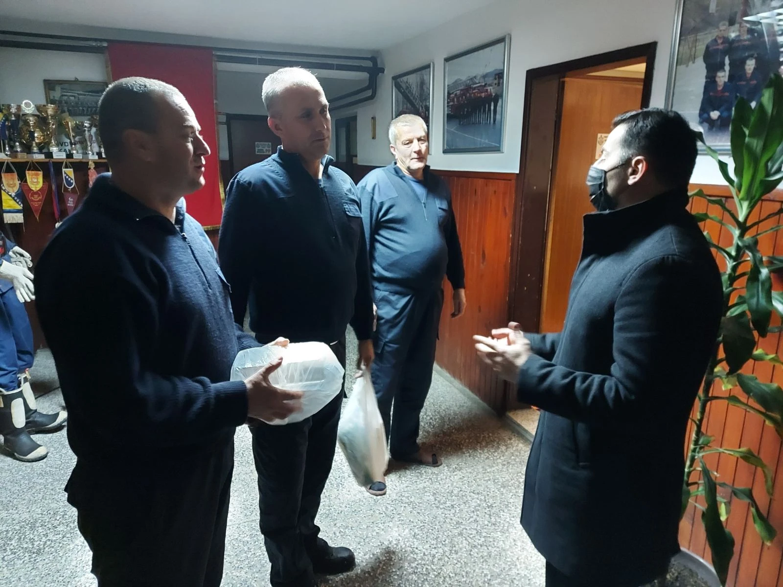Načelnik posjetio otpravnika vlakova u novogodišnjoj noći