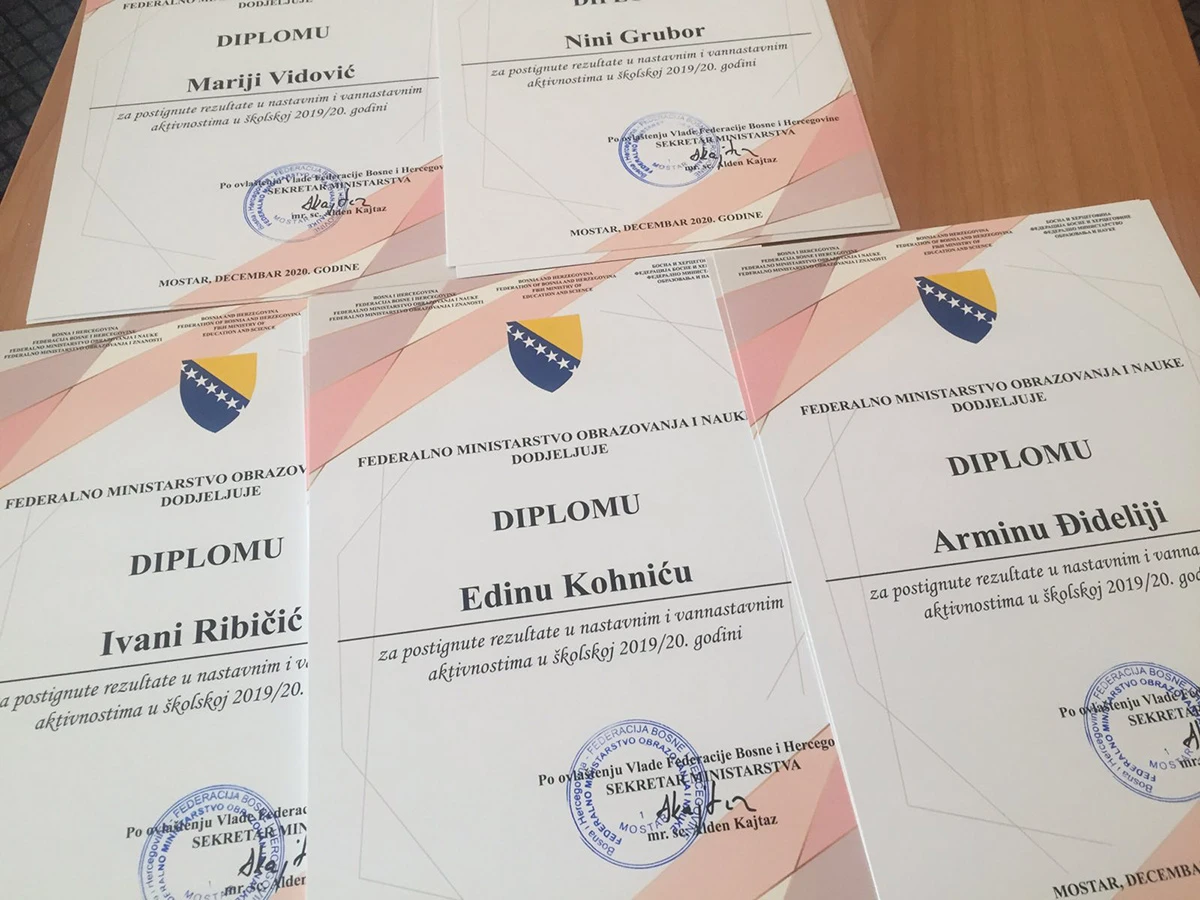 Nagrađeni najbolji učenici i studenti u Federaciji 