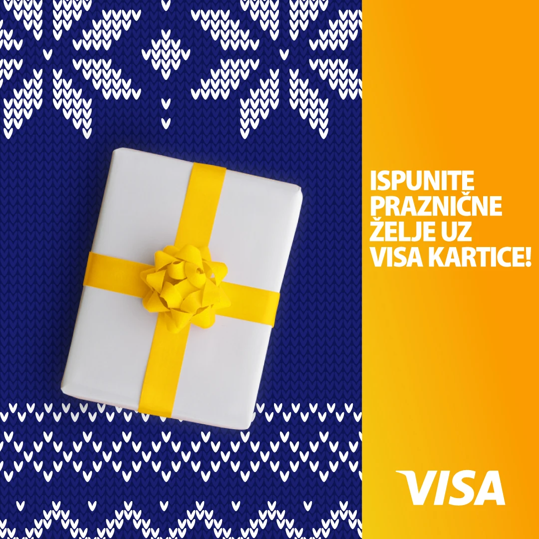 Ispunite praznične želje i uštedite uz Visa kartice