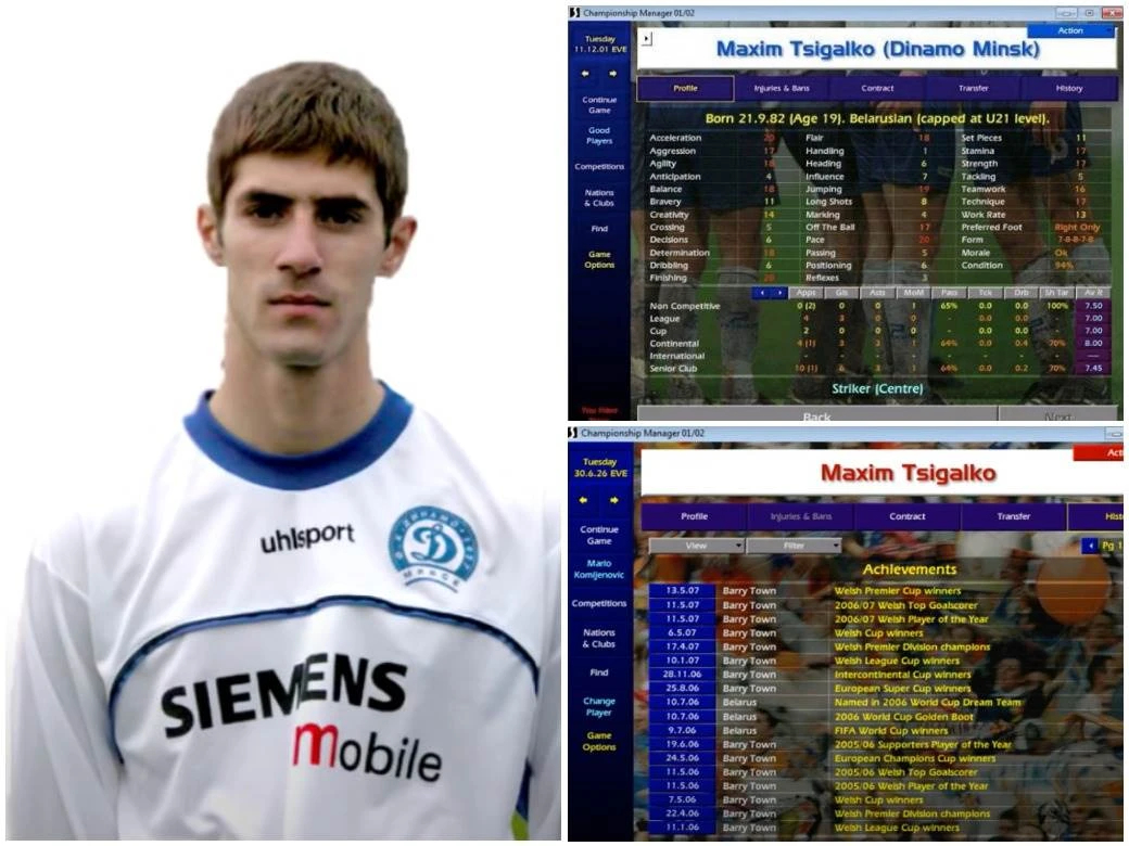 Preminuo je Maxim Tsigalko, legenda Football Managera
