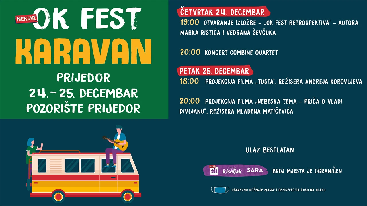 Nektar Ok Fest karavan stiže u Prijedor