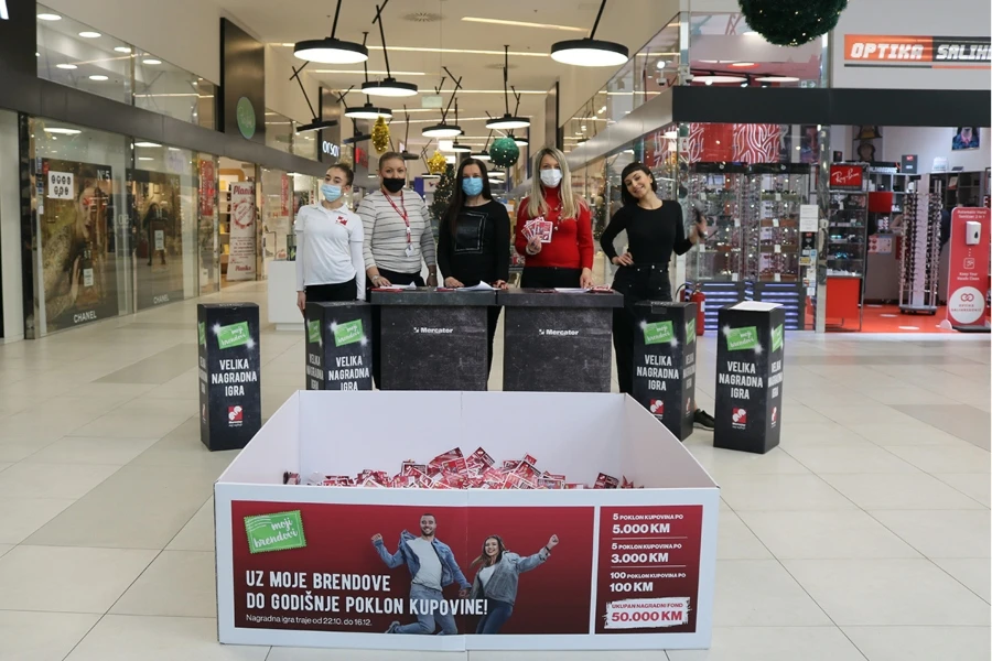 Za kraj godine Mercator nagrađuje vjerne kupce