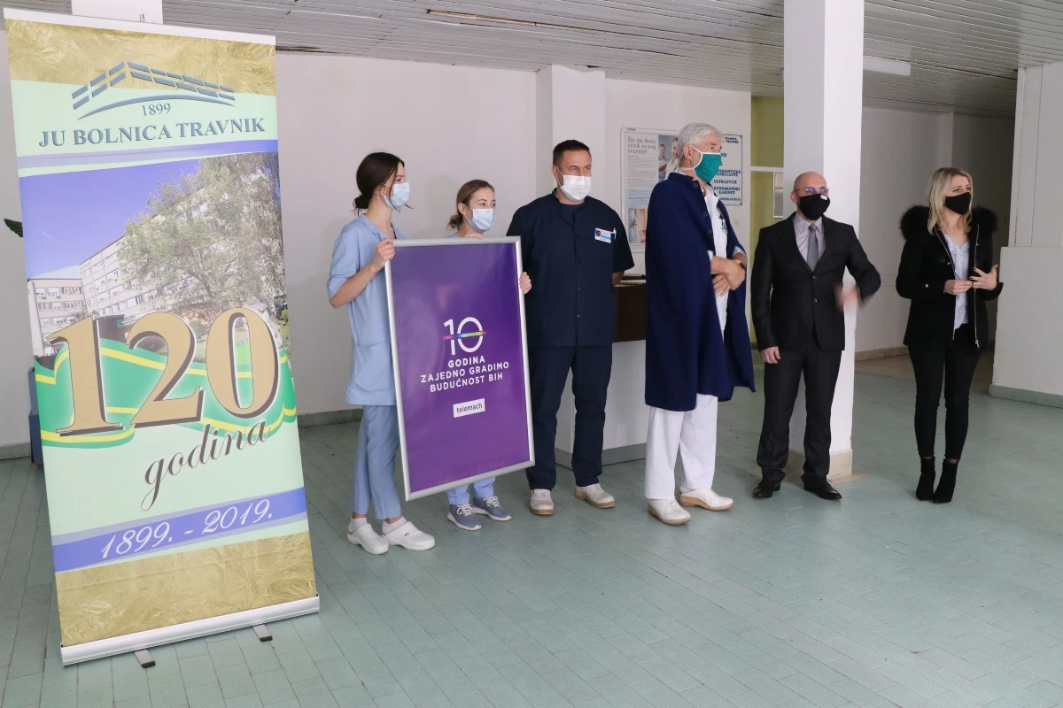 Telemach Kantonalnoj bolnici Travnik donira opremu vrijednu 30.000 KM