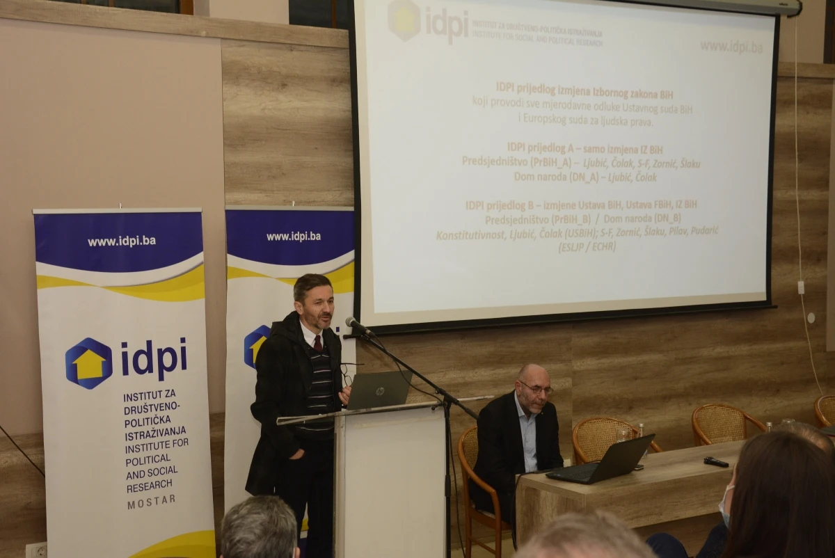 IDPI Mostar predstavio prijedloge izmjena Izbornog zakona BiH
