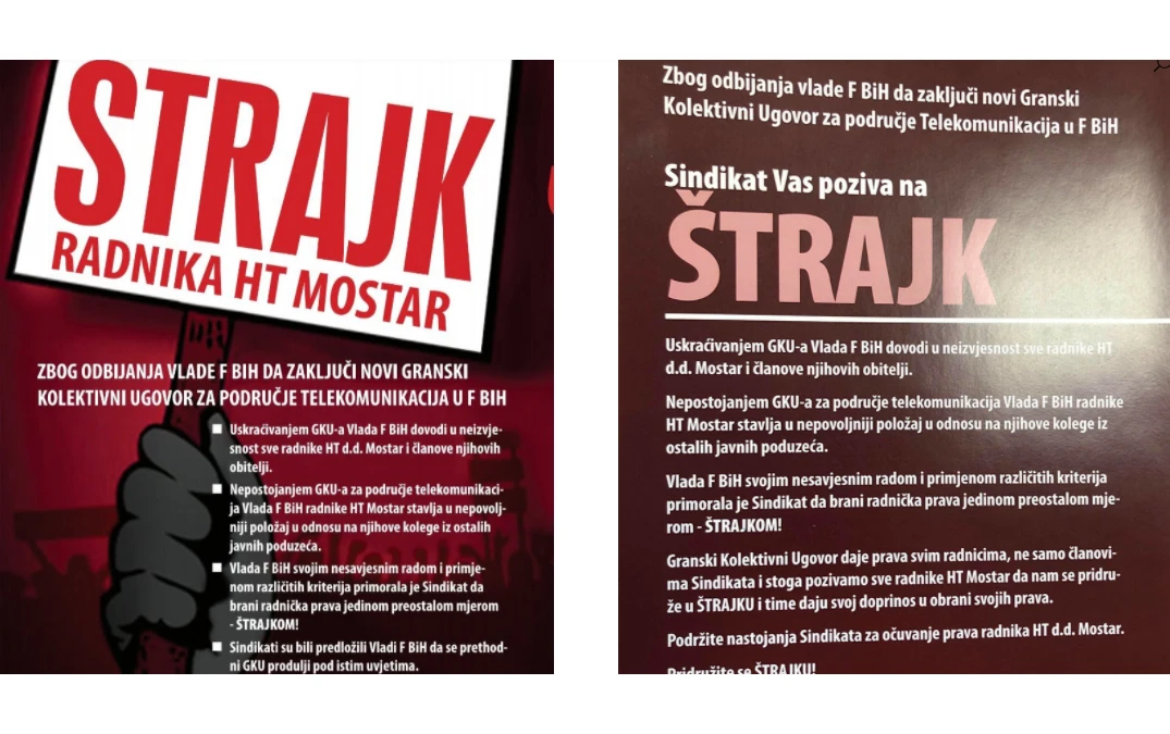 Sindikat radnika HT Mostar: Ne želimo biti sljedeći slučaj 'Aluminij'
