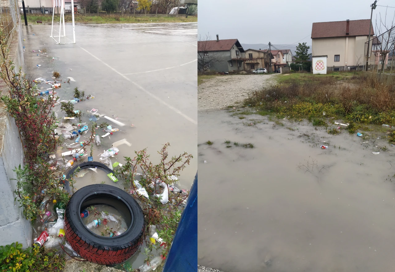 Nastavak priče o Ortiješu: Smeće pliva u lokvama