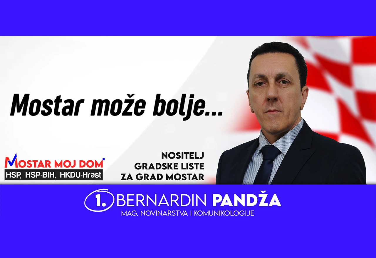 Glas za koaliciju Mostar moj dom je glas za Europski Mostar