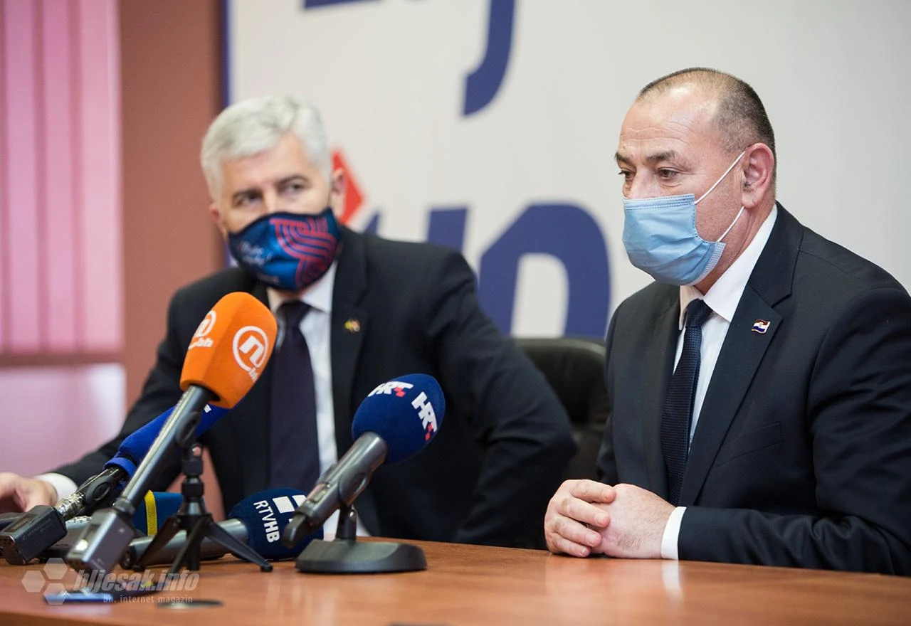 Medved i Čović: Branitelji stup naroda, a Mostar ima EU perspektivu