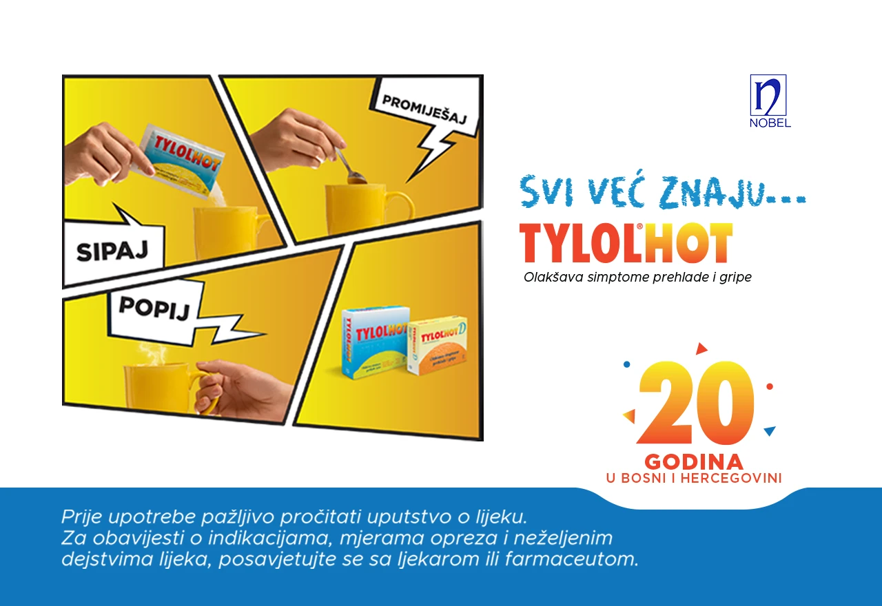 Svi već znaju da Tylol Hot slavi 25 godina u BiH