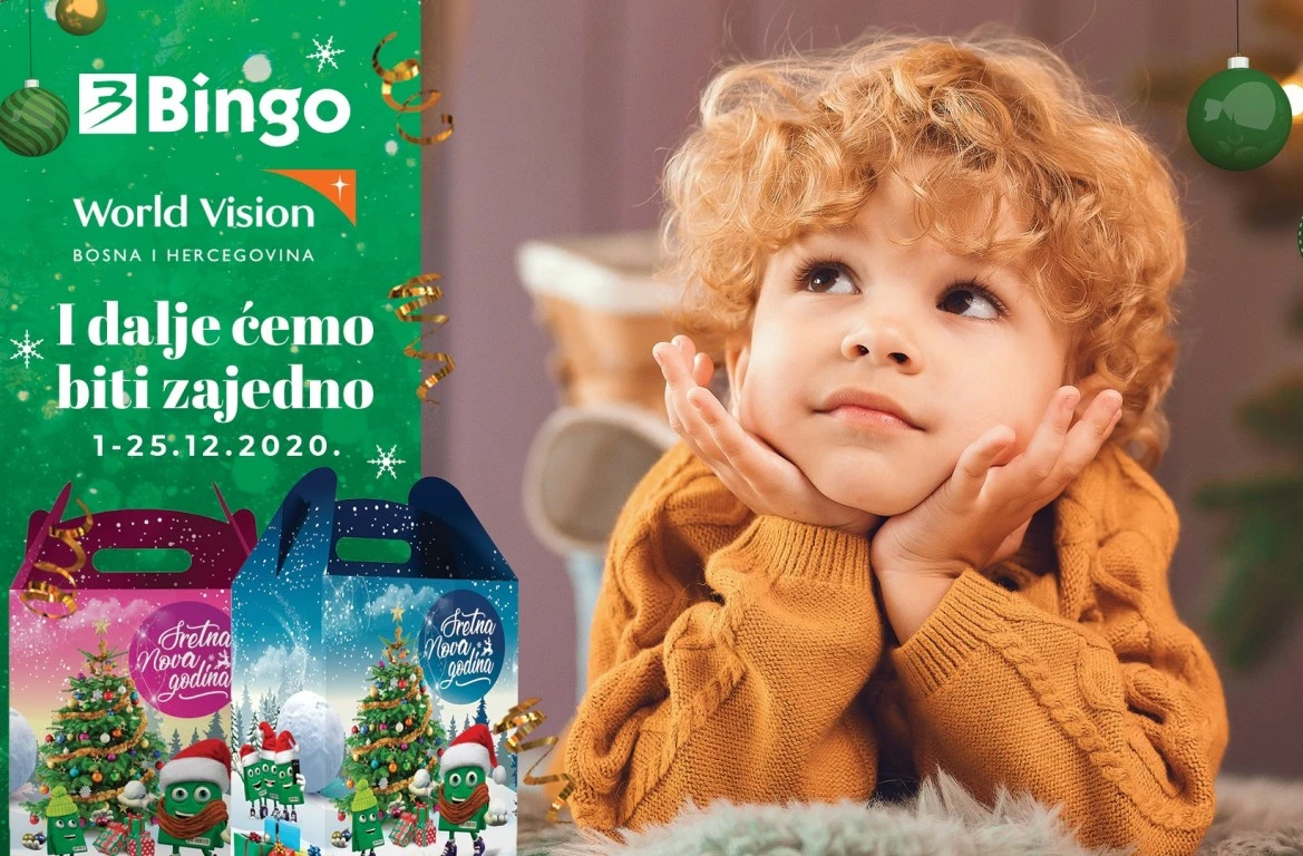 Bingo i World Vision u humanitarnoj akciji 'I dalje ćemo biti zajedno'