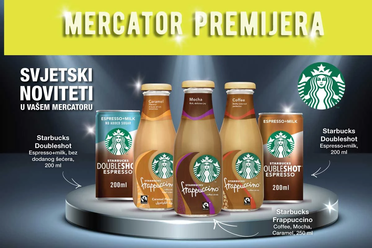 Svjetski poznati brand kave Starbucks u Mercatoru