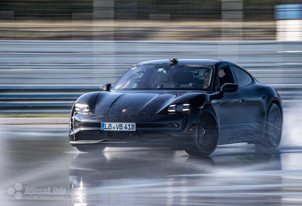 Driftao sa Porsche Taycanom skoro sat vremena neprestano